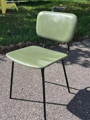 Chaise de Bureau verte  AIRBORNE  Années 60's 70's  Vintage - Photo 1/4
