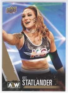 Kris Statlander 2021 Upper Deck AEW Wrestling Base #2 Gold Parallel - Picture 1 of 2