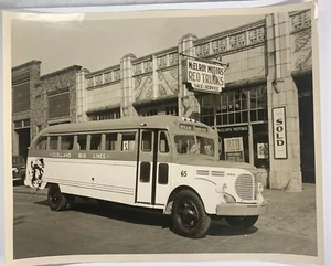 1945 Foto Bus vor McElroy Reo Trucks Birmingham AL 2018 3rd Avenue S - Bild 1 von 2
