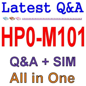 HP Best Practice Material For HP0-M101 Exam Q&A+SIM - Picture 1 of 1