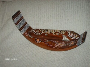 birubi art australia handbemalter flaschenhalter & ornament von trisha mason 28 cm - Bild 1 von 5