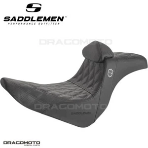 SEAT HARLEY SOFTTAIL SADDLEMEN Pro Series SDC Performance SC81829DBRT - Picture 1 of 3