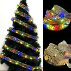 5M Double Layer Fairy Lights Strings Christmas Ribbon Bows With Led Xsmas