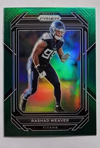2022 Panini Prizm Rashad Weaver Green Prizm card no. 286 Titans  - Bild 1 von 2