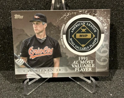 Actualización Topps 2023 MVP Medallion 1991 MVP-CR CAL RIPKEN Jr ORIOLES Foto 1 de 2