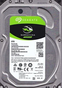 ST8000DM004 p/n: 2CX188-568 f/w: 0001 s/n: ZCT MAY/2019 8TB TK SATA 3.5" SEAGATE - Picture 1 of 5