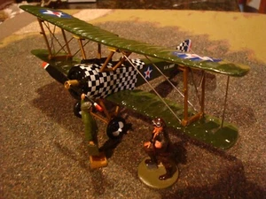 WW1 US ARMY AIR CORP PLANE SOPWITH AIRCRAFT W 2 TIN LEAD SET FIGURE 54MM 1:32 - Picture 1 of 3