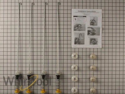 Nuevo kit de varilla de suspensión para lavadora Whirlpool W10780045 genuino OEM Foto 1 de 3