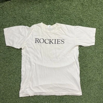 Camisa Rockies Grande De Colección Años 80 90 Colorado MLB Béisbol Día del Juego Camiseta Foto 1 de 4