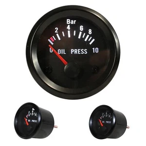 52mm Öldruck Zusatz Instrument Öl Anzeige LED Beleuchtung Youngtimer - Afbeelding 1 van 2