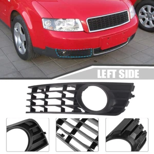 LH Bumper Lower Grill Fog Light Grilles Cover For 2002 2003 2004 2005 AUDI A4/B6 - Picture 1 of 7