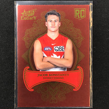 2023 Legacy AFL JACOB KONSTANTY Legacy Plus Rookie 131/425