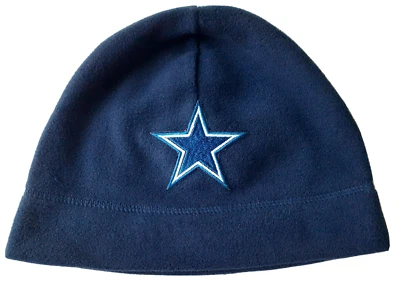 Dallas Cowboys Winter Hat Skull Cap Beanie Fleece Warm Navy Blue Star OSFM - Image 1 of 4