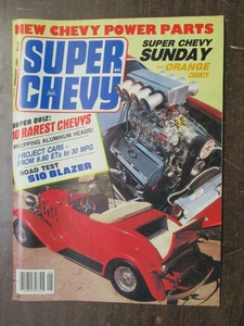 SUPER CHEVY MAGAZINE JANUARY 1984 ORANGE COUNTY SUNDAY S10 BLAZER 1962 BEL AIR - Picture 1 of 2