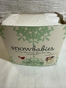 Rarität Abt. 56 Snowbabies You're The Only Man For Me Schneemann Weihnachtsschmuck - Bild 1 von 16