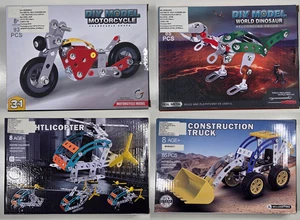 4x DIY Model kits de construcción juguete de metal con herramienta ~ 300 componentes - Imagen 1 de 5