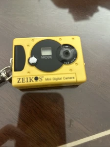 Mini Digital Camera ~ ZEIKOS ~ Yellow Missing Charger - Picture 1 of 4