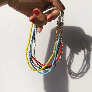 Collares Collares Hechos a Mano de Verano Joyería Cuentas Novedad Mujer Collares - Imagen 1 de 12