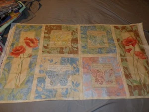 Fabric-cotton- Wilmington Prints -Perfectly Paisley- FLORAL PANEL #3592 - Picture 1 of 1