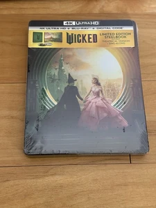 Wicked Steelbook, 4K UHD + Blu-ray + Digital, Walmart Exclusive, SEALED - Picture 1 of 4
