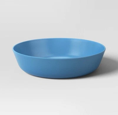 Juego de 4 | Cuencos de cena de plástico reciclado ROOM ESSENTIALS 40,5 oz • Azul Foto 1 de 4