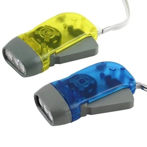 Linterna LED Generador Prensa Manual Manivela Potencia Mecánica Hogar Exterior - Imagen 1 de 13