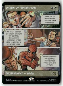 Magic The Gathering Origin of Spider-Man 0218 Foil (sin fronteras) R Marvel's Spider-Man casi nuevo SPM - Imagen 1 de 1