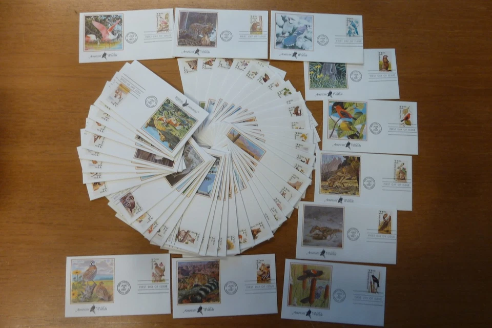USA  1987  American Wildlife issue on First Day Covers  x 50 - Image 1 of 1