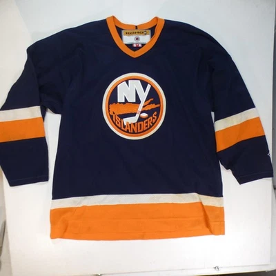Vintage New York Islanders Jersey Mens Large Blue Koho Air-Knit NHL Hockey 90s - Image 1 of 4