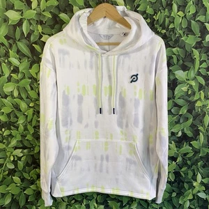 Sudadera con Capucha Peloton Mujer Talla M Algodón Blanco Verde Tie Dye Manga Larga Chic SP122 Ne - Imagen 1 de 13
