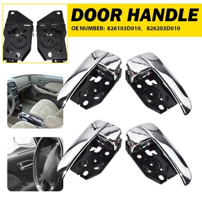 4x Front Rear Inside Interior Door Handle For 2002-2005 Hyundai Sonata H - Image 1 of 4