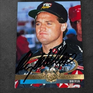 Kenny Wallace 1994 PINNACLE SELECT RACING #32 VINTAGE NASCAR signed card - Picture 1 of 1