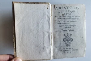 1560 Lugduni - Aristotelis Stagiritae - Libri omnes Moralis Philosophia - Picture 1 of 12