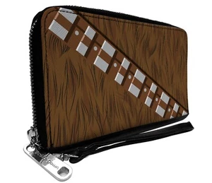 ¡NUEVO! BILLETERA CHEWBACCA PREMIUM PULSERA CON CREMALLERA STAR WARS CON LICENCIA - Imagen 1 de 2