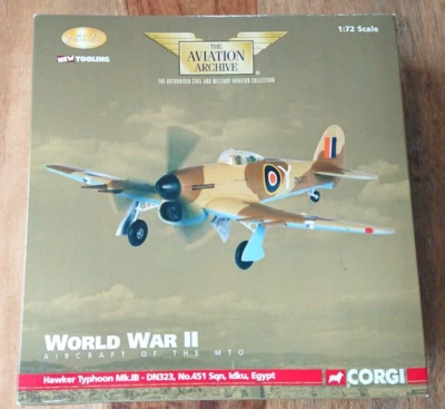 Corgi Aviation AA36501 Hawker Typhoon Mk.1B Idku, Egypt 1943 Ltd Edition No.3 - Image 1 of 4