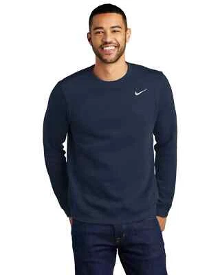 Nike Men's Crewneck Long Sleeve Sweatshirt Pullover, Blue, Size S - Image 1 of 4