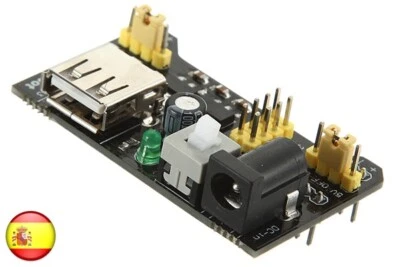 Arduino Módulo Fuente Alimentación 3,3v/5v Protoboard MB-102 (Breadboard) - Imagen 1 de 4