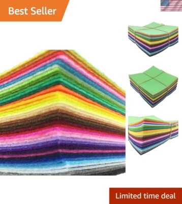Nonwoven Felt Fabrics - 42 Assorted Colors 12x12 for Creative Crafts - Image 1 of 4