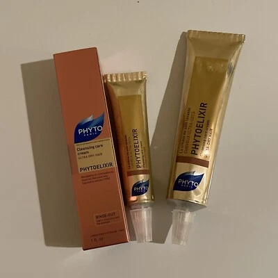 PHYTO PHYTOELIXIR Cleansing Care Cream 1 oz Sample AND FULL SIZE 75ml/2.5oz - Image 1 of 4