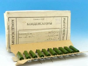 2 X PAR EMPAREJADO K42Y-2 0.22uF 250V URSS Condensadores de Aceite de Papel Militar NUEVO - Imagen 1 de 1