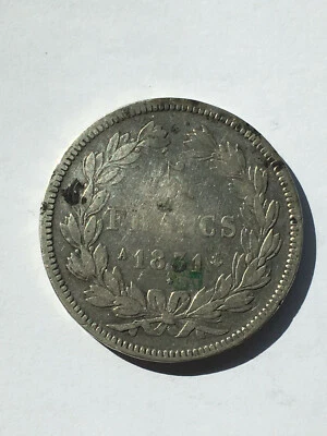 Moneda Francia Cinco Francos Luis Felipe I 1831 A Foto 1 de 2