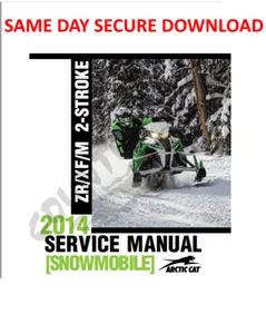 Arctic Cat SnoPro Cross Country Service Manual | 2014 | ZR XF M 2-Stroke|CD/USB - Picture 1 of 9