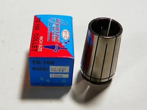 TECHNIKS TG100 PRECISION COLLET 55/64" .0004" T.I.R. TG 100 PRECISION GROUND - Picture 1 of 7