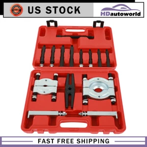 14PCS Bearing Splitter Tool Kit 5 Ton Capacity Bearing Separator 2"and 3" Jaws - Foto 1 di 9