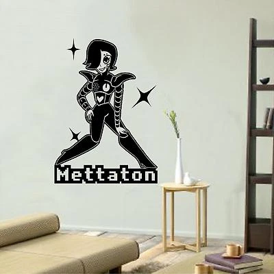Calcomanía de pared de vinilo. Pegatina. Mettaton Undertale Foto 1 de 3
