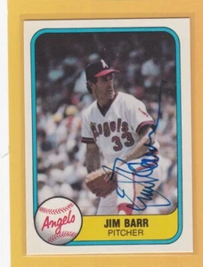 Jim Barr Autogramm Angels Baseball *101 - Bild 1 von 1