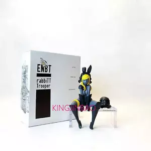 NOWRE x coolrain LABO ENBT Robbitt Trooper Grey Color PVC Garage Kit Model Toy - Picture 1 of 6