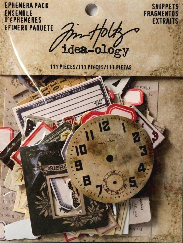 Tim Holtz Idea-ology Snippets Ephemera Paperie TH93564 2017