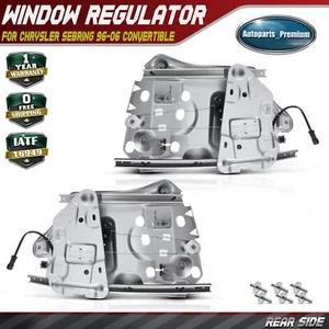 2X Window Regulator with Motor for Chrysler Sebring 1996-2006 Rear Left & Right - Picture 1 of 11