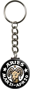 Schlüsselanhänger - Astrologie Horoskop Feuerzeichen Widder Sternbild Schlüsselring #10251 - Bild 1 von 2